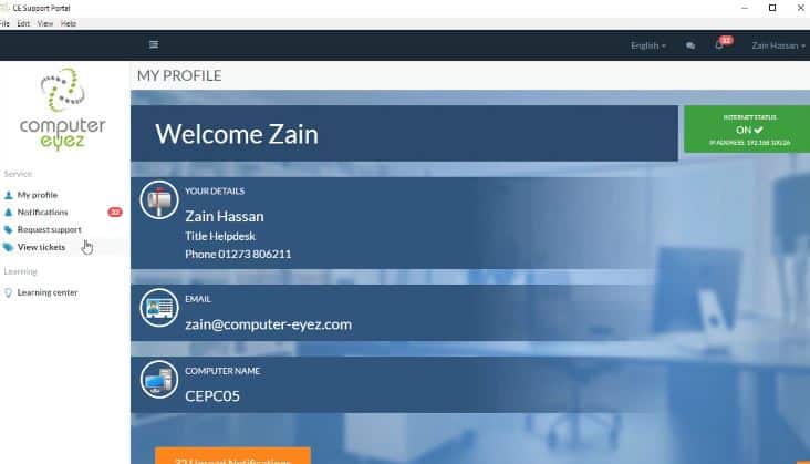 CE Support Portal 1