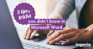 5 tips and tricks you didn't know in Microsoft word