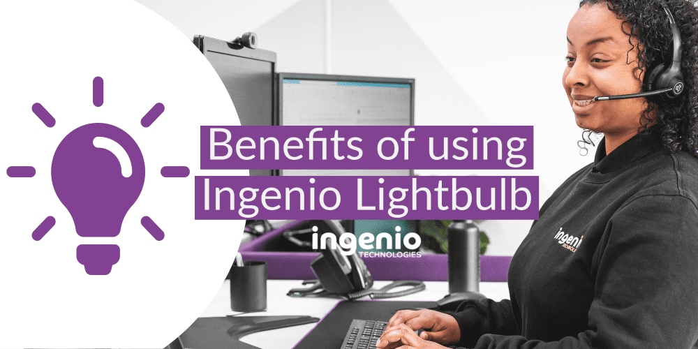 Benefits of using Ingenio Lightbulb