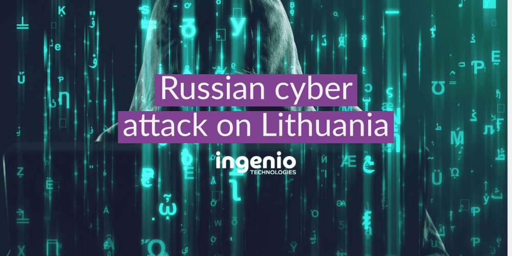 Russian cyber security attack against Lithuania