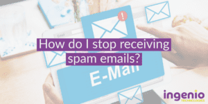 Reduce the amount of spam email 1 1