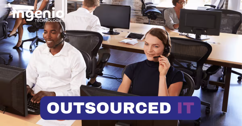 People in an office depicting Outsourced IT Support