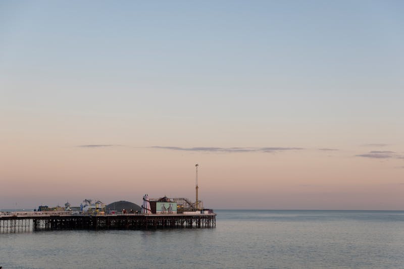 Brighton Palace Pier at sunset - IT support services in Brighton
