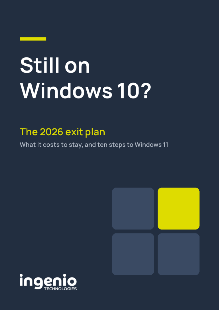 Still on Windows 10? The 2026 exit plan, free guide cover